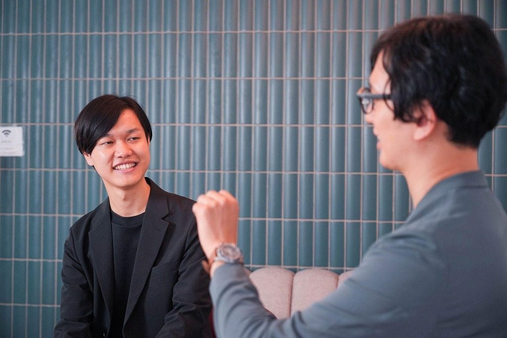 ONESTRUCTION 西岡大穂様と小野村學の対談の様子
